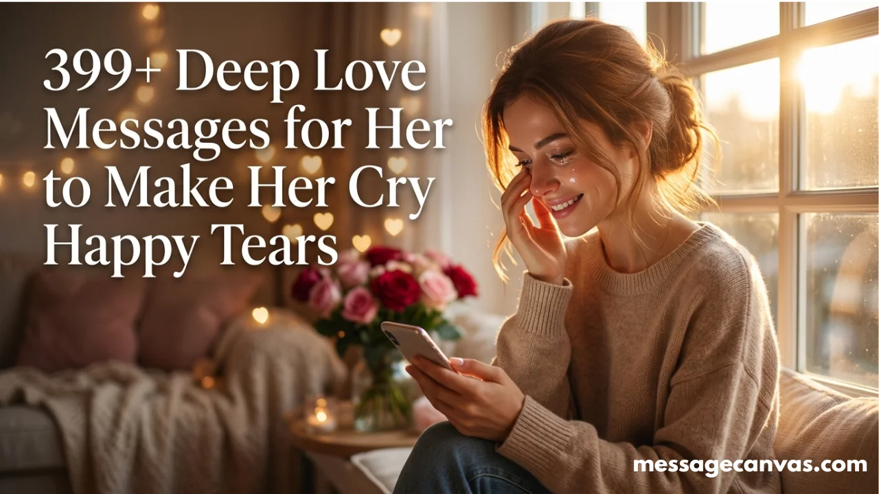 399+ Deep Love Messages for Her to Make Her Cry Happy Tears