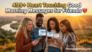 499+ Heart Touching Good Morning Messages for Friends to Make Their Day Special 🌞❤️