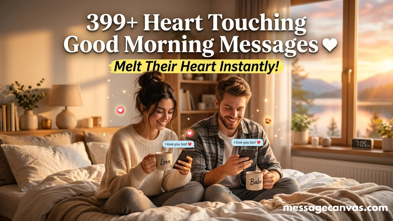 399+ Heart Touching Good Morning Messages for Love to Melt Their Heart Instantly