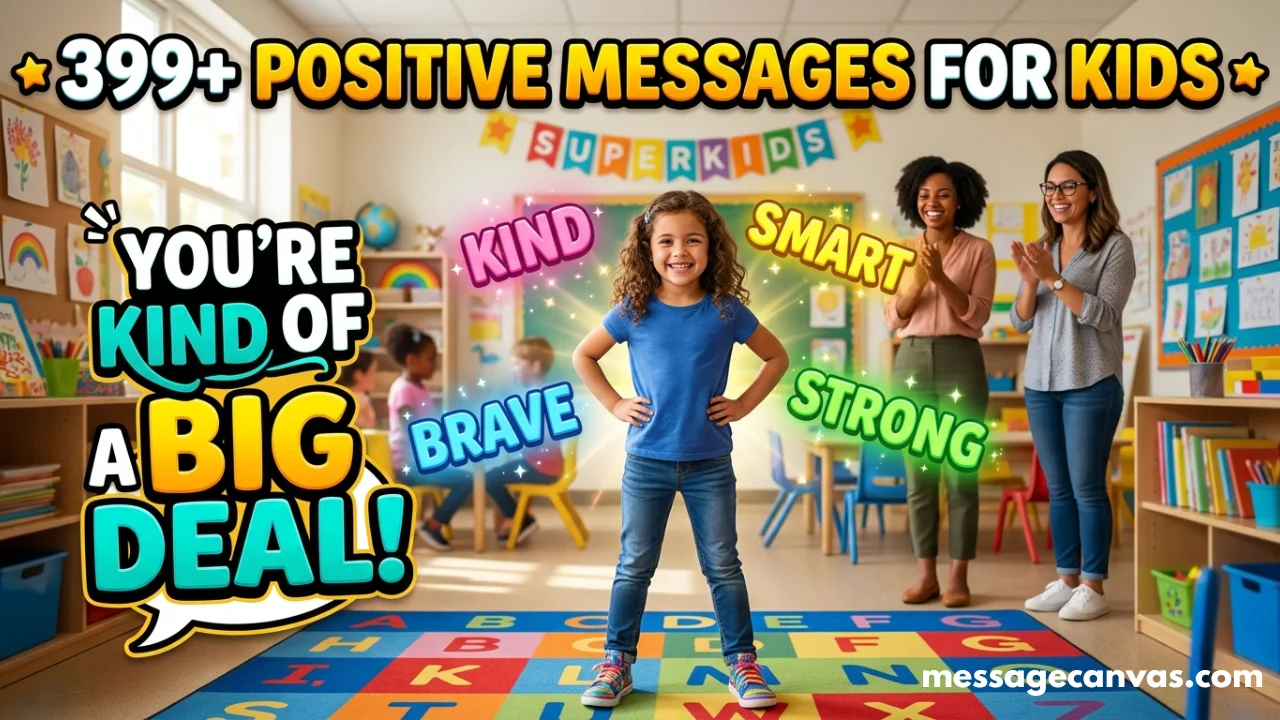 399+ Positive Messages for Kids to Build Confidence and Happiness
