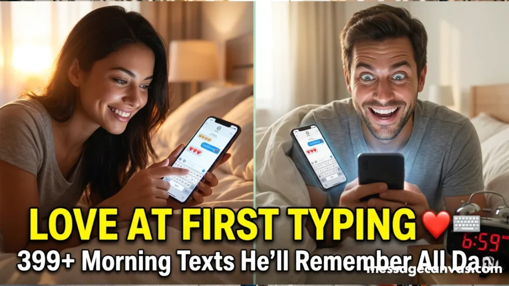399+ Romantic Good Morning Texts for Him That Will Make Him Think About You All Day