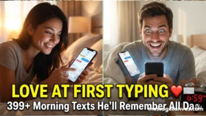 399+ Romantic Good Morning Texts for Him That Will Make Him Think About You All Day