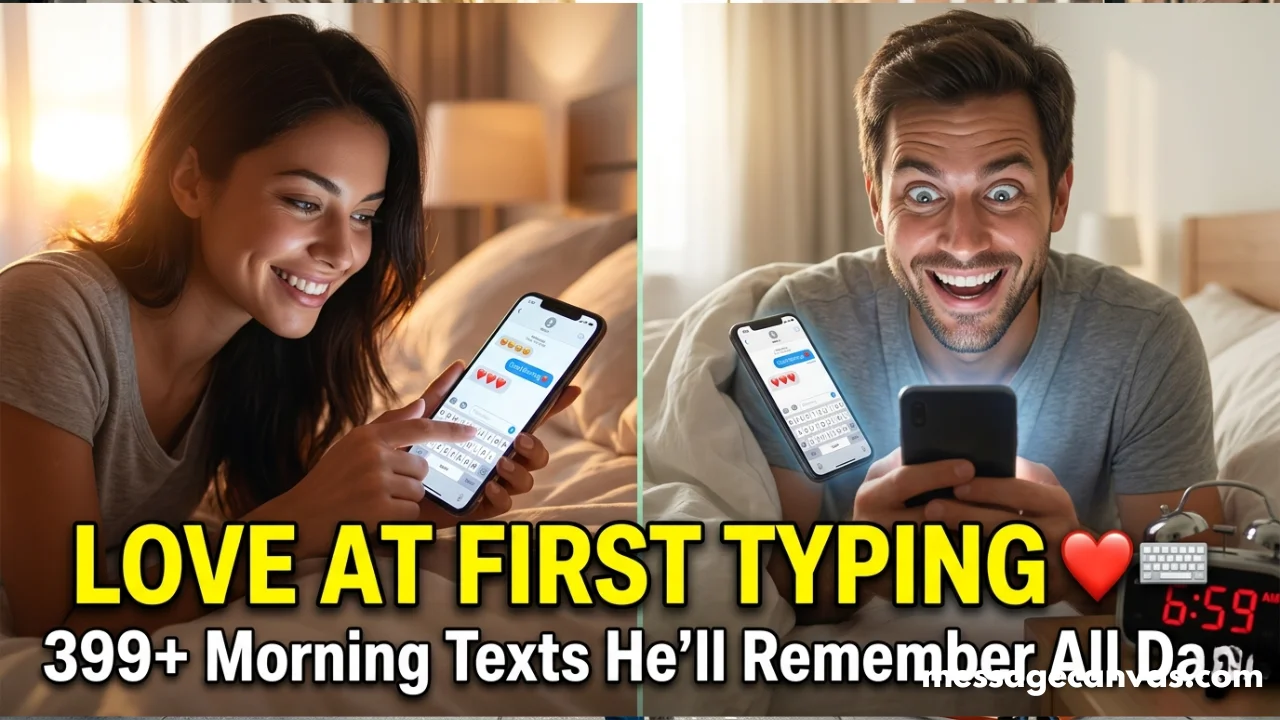 399+ Romantic Good Morning Texts for Him That Will Make Him Think About You All Day