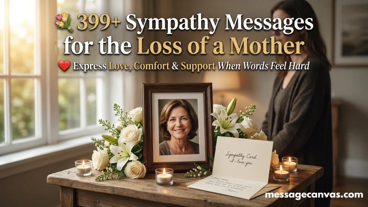 399+ Sympathy Messages for the Loss of a Mother That Express Love and Support